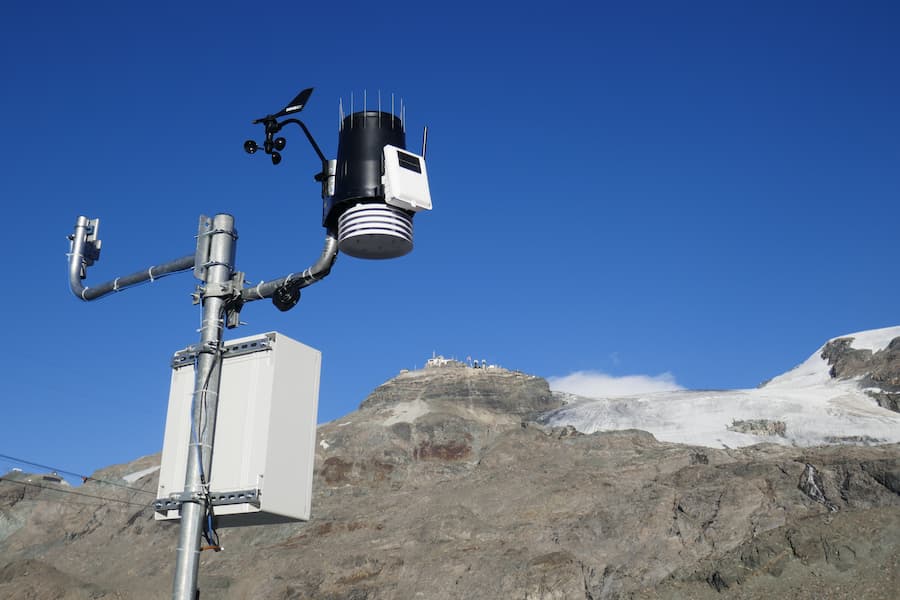 Stazione meteorologica a Cervinia